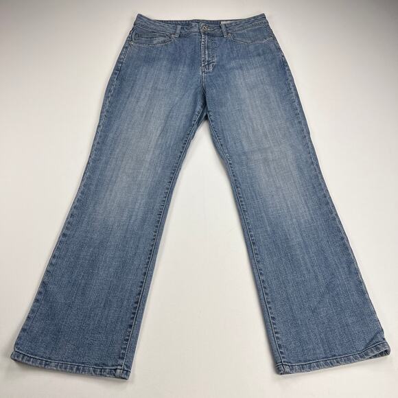 Chico's Platinum Marquis Jean High Rise Fade Wash Stretch Size 10S (Chico's 1.5) - Picture 10 of 11